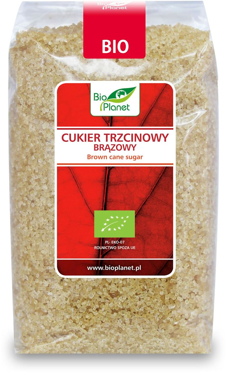 Cukier trzcinowy (brązowy Demerara) BIO