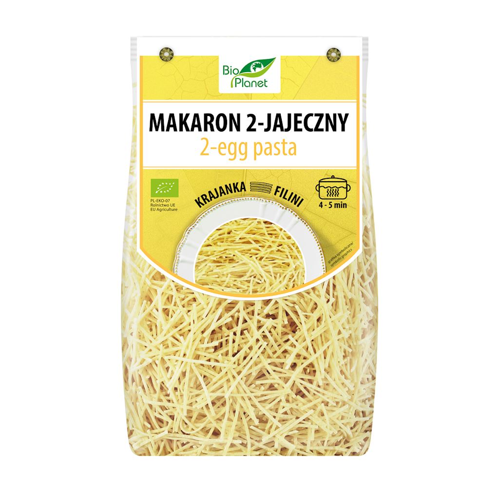 Makaron krajanka (2-jajeczny) BIO