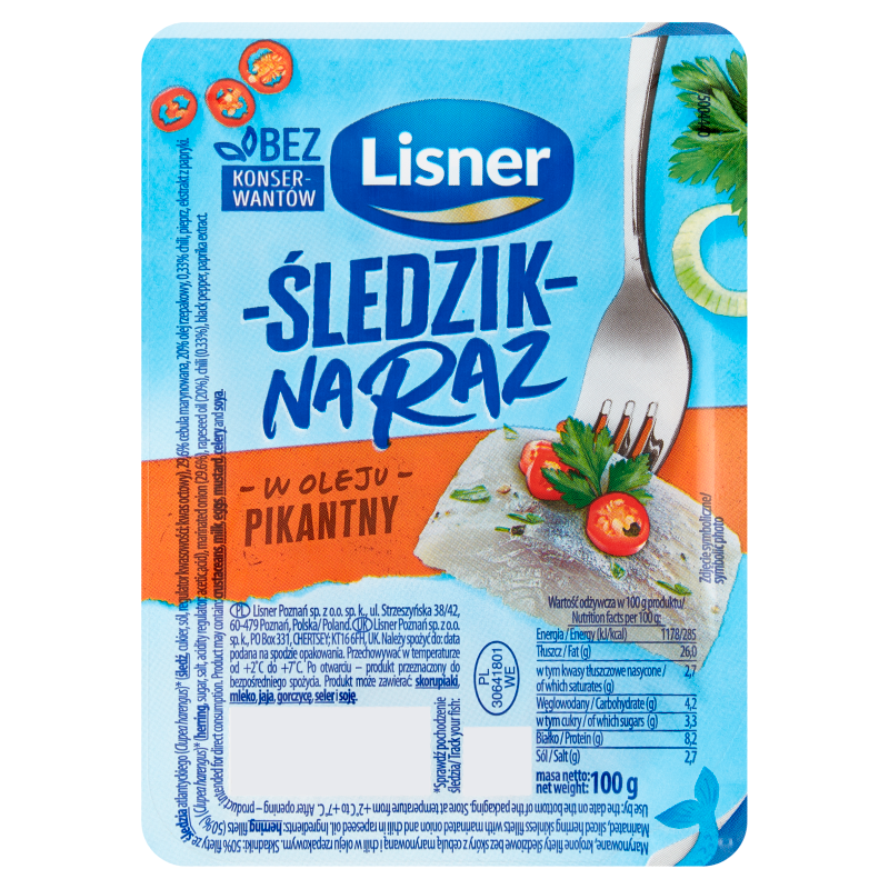 Śledzik na raz pikantny z chilli