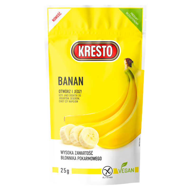 Banan liofilizowany (bezglutenowy)