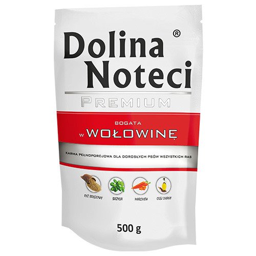 Mokra karma dla psa bogata w wołowinę