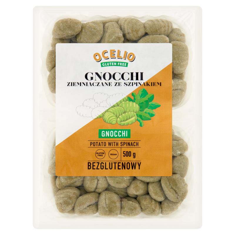 Gnocchi ziemniaczane ze szpinakiem bezglutenowe