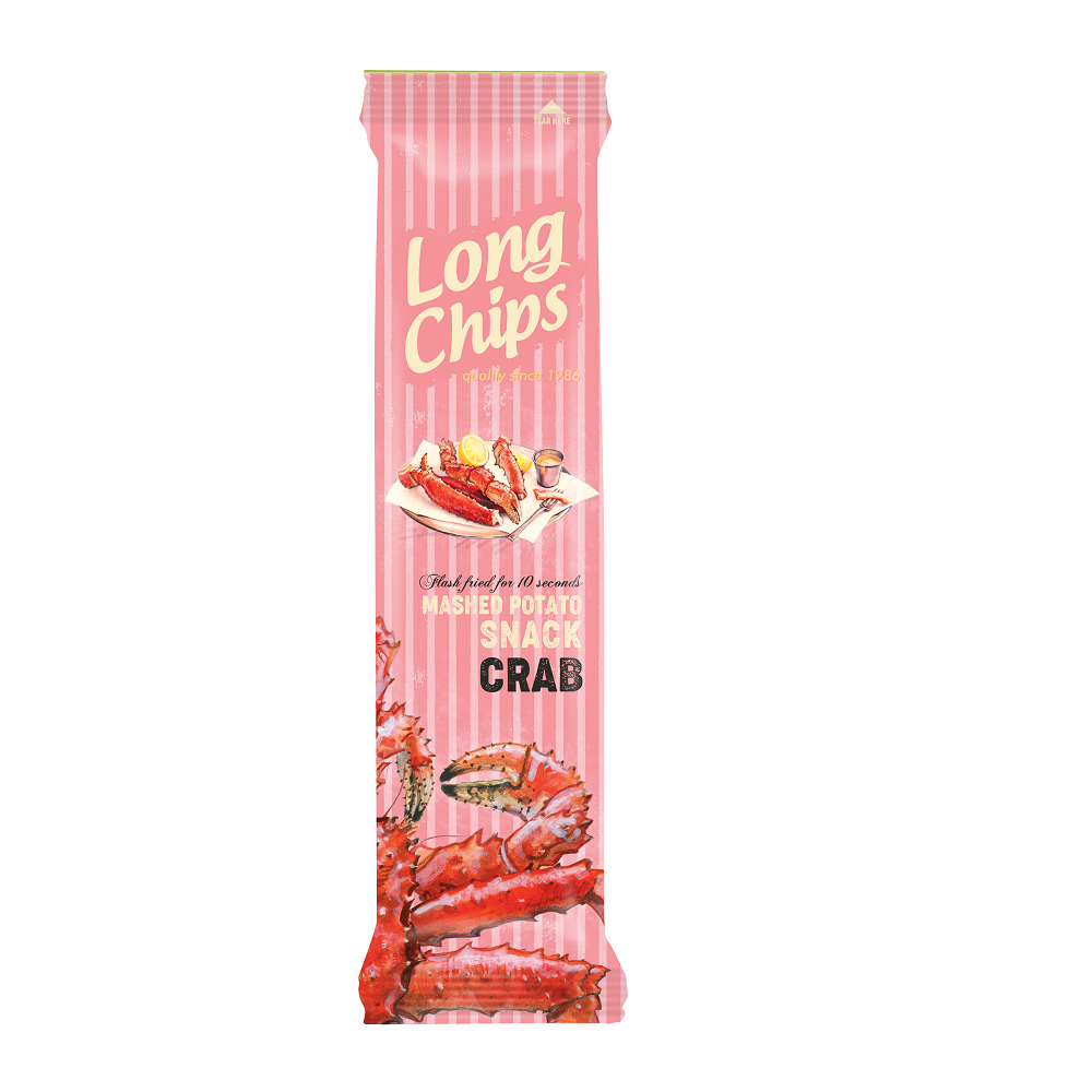 Chipsy ziemniaczane o smaku kraba