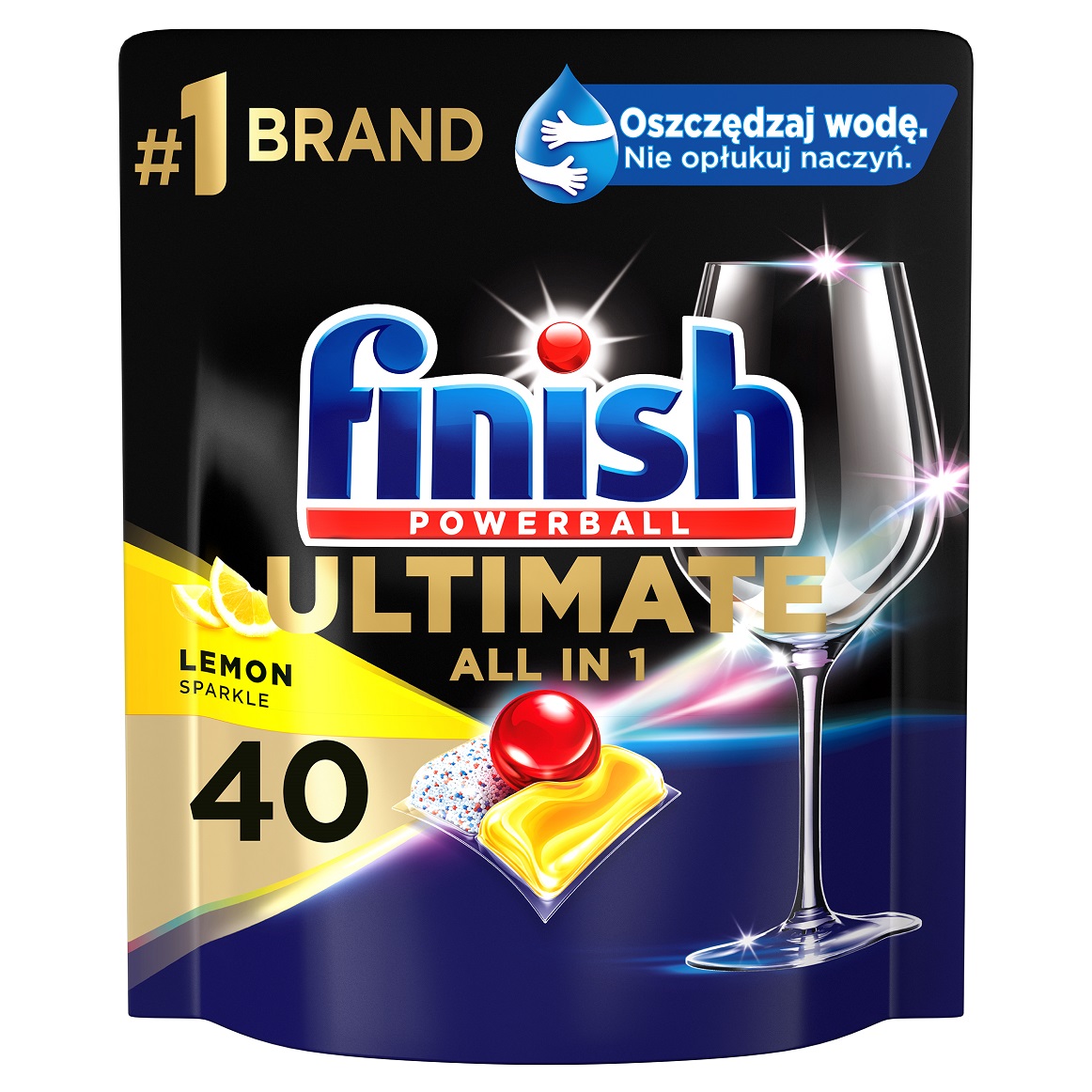 Kapsułki do zmywarki Ultimate Lemon 40 szt.