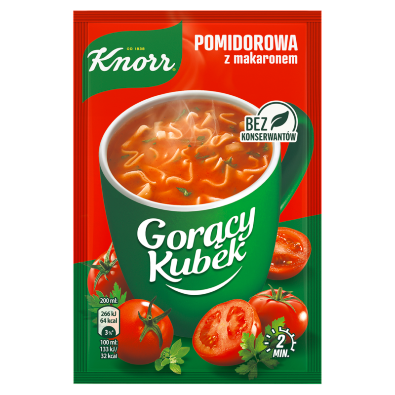 Pomidorowa z makaronem