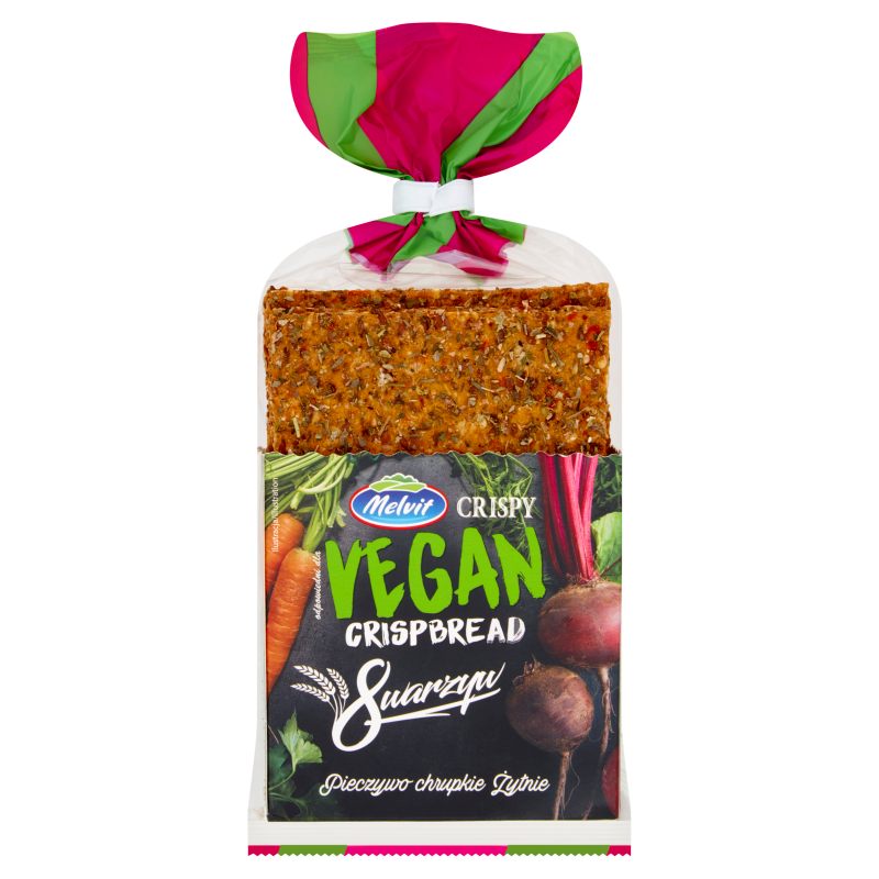 Pieczywo chrupkie żytnie Cripsy Vegan 8 warzyw