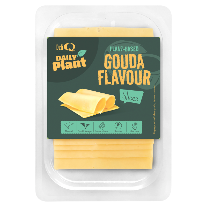 Roślinny smak Gouda plastry