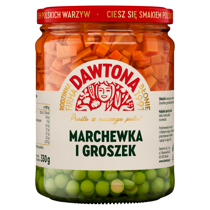 Mieszanka warzywna - marchewka i groszek