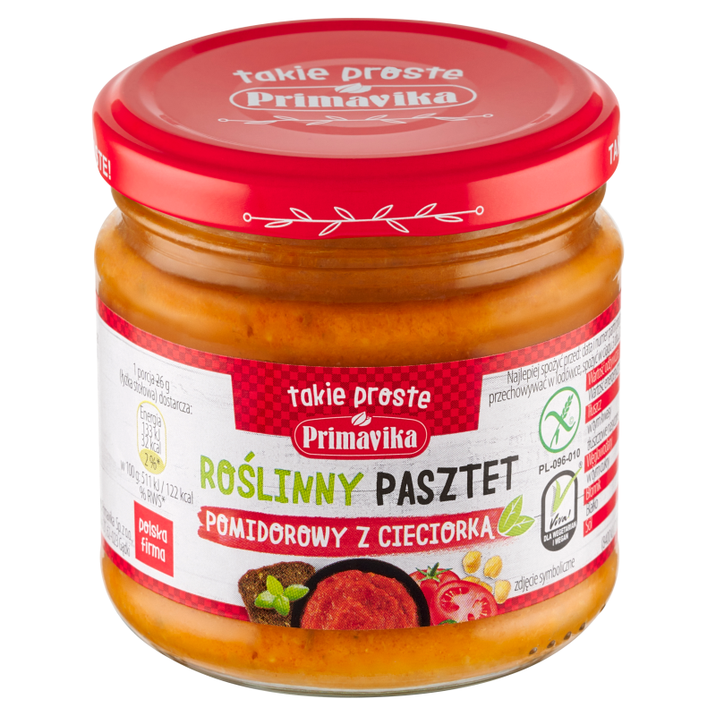 Pasztet pomidorowy z cieciorką bezglutenowy
