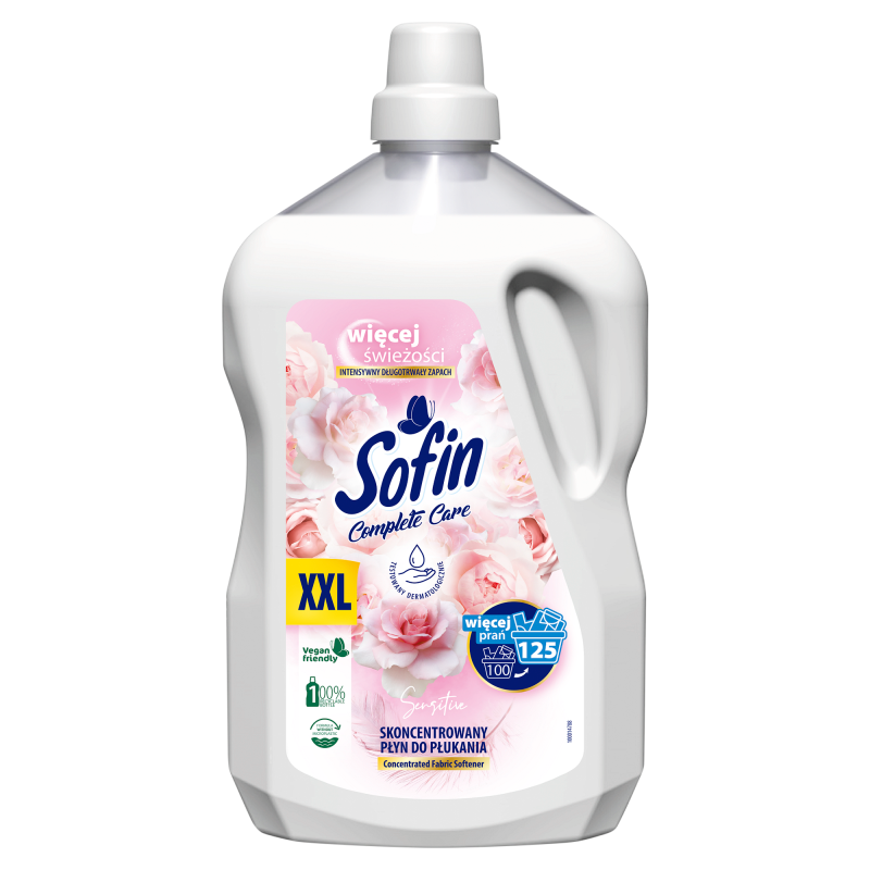 Skoncentrowany płyn do płukania 125 prań Sensitive 2500ml