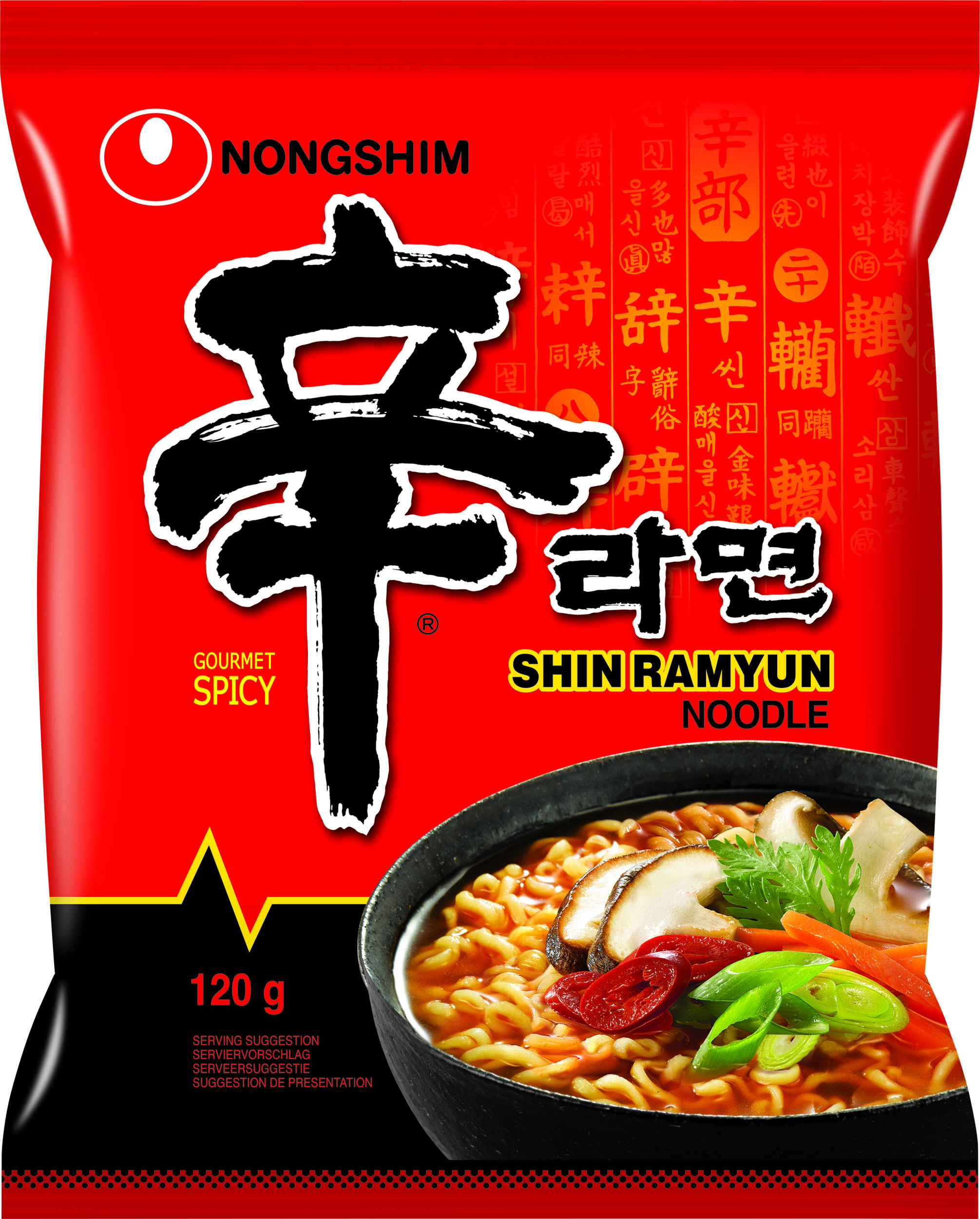 Zupa instant Shin Ramyun (pikantna)