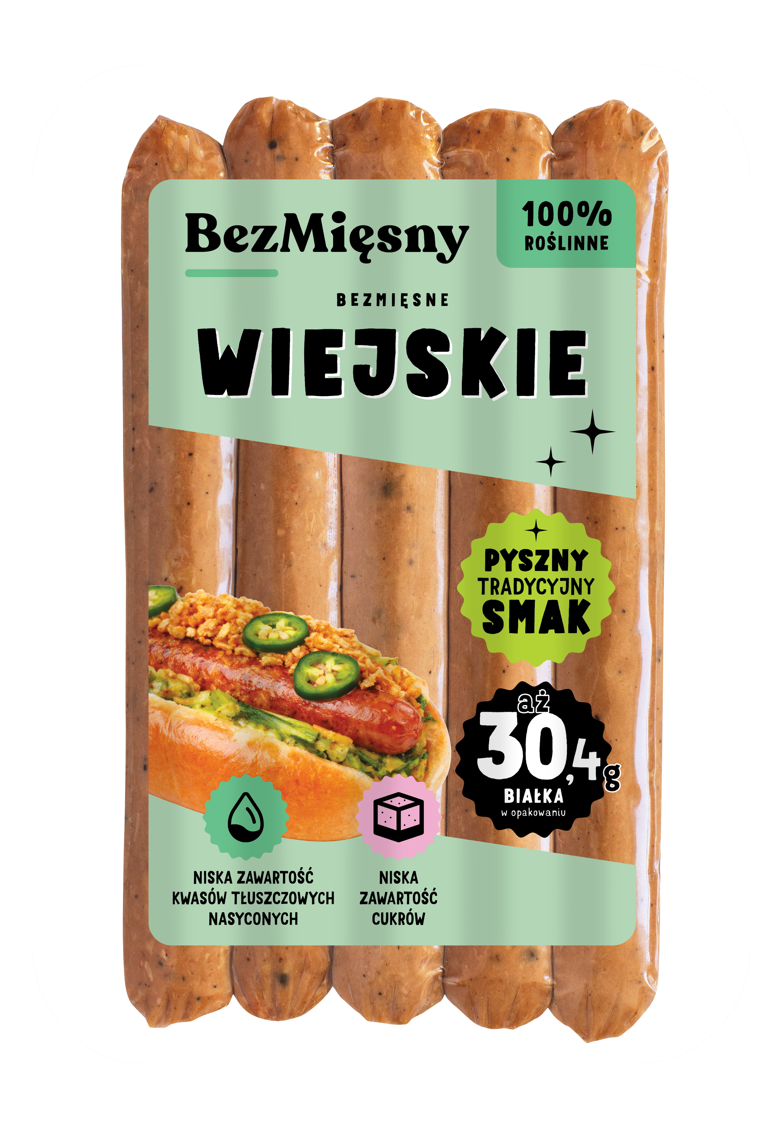 Bezmięsne kiełbaski wiejskie