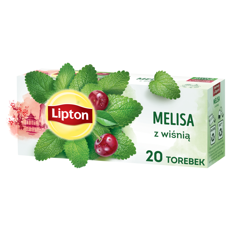 Herbatka ziołowa - melisa z wiśnią (20 tor.)