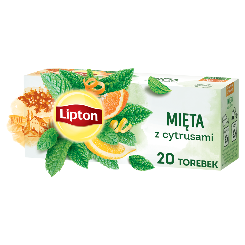 Herbatka ziołowa - mięta z cytrusami (20 tor.)