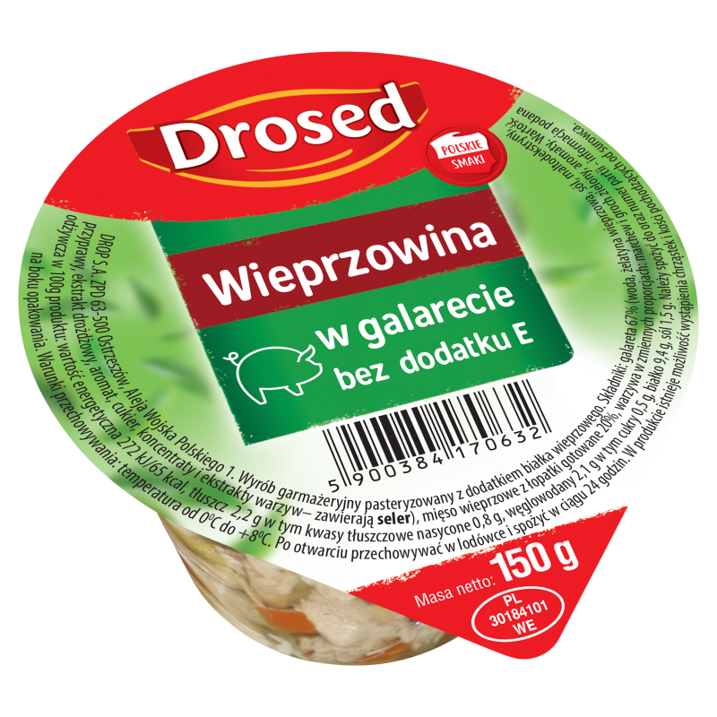 Wieprzowina w galarecie bez "E"