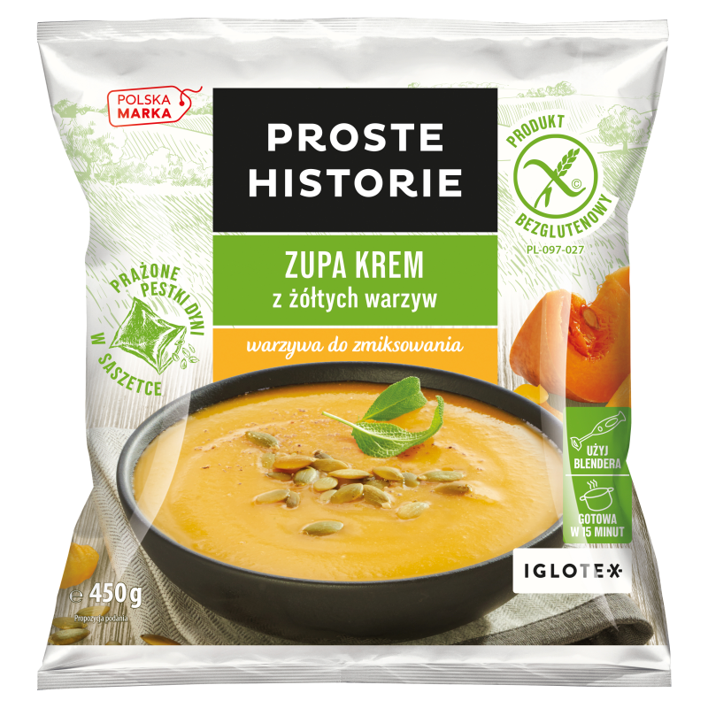 Zupa krem z żółtych warzyw bezglutenowa