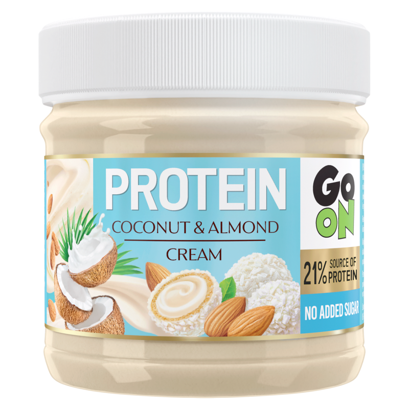 Krem proteinowy kokosowo-migdałowy (bez dodatku cukru)