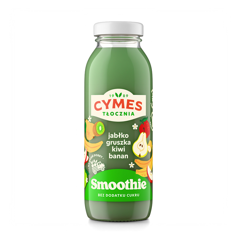 Smoothie banan jabłko kiwi gruszka