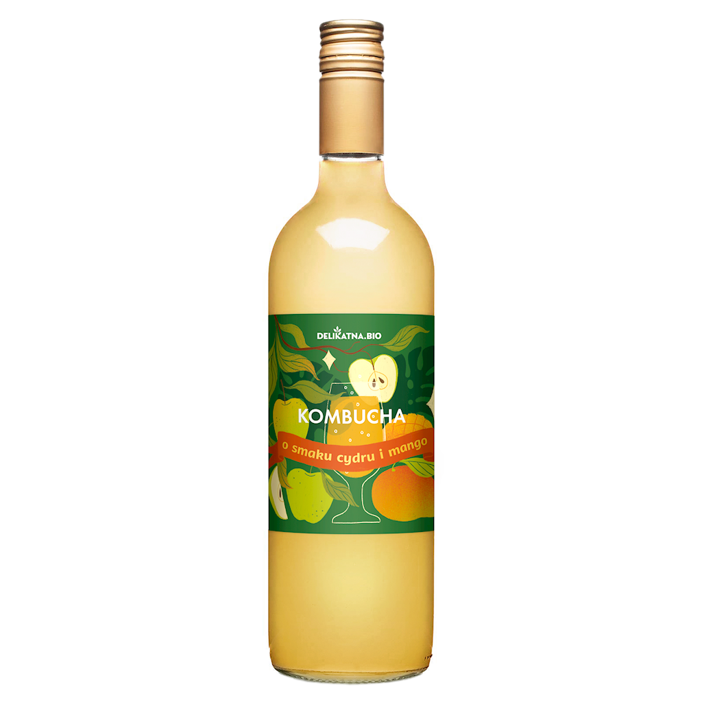 Kombucha ekologiczna cydr-mango BIO