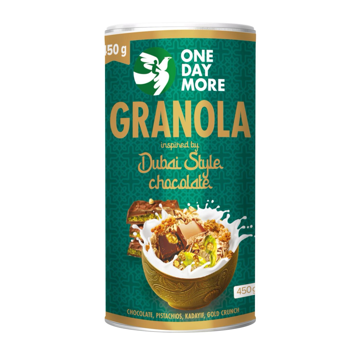 Granola z czekoladą dubajską