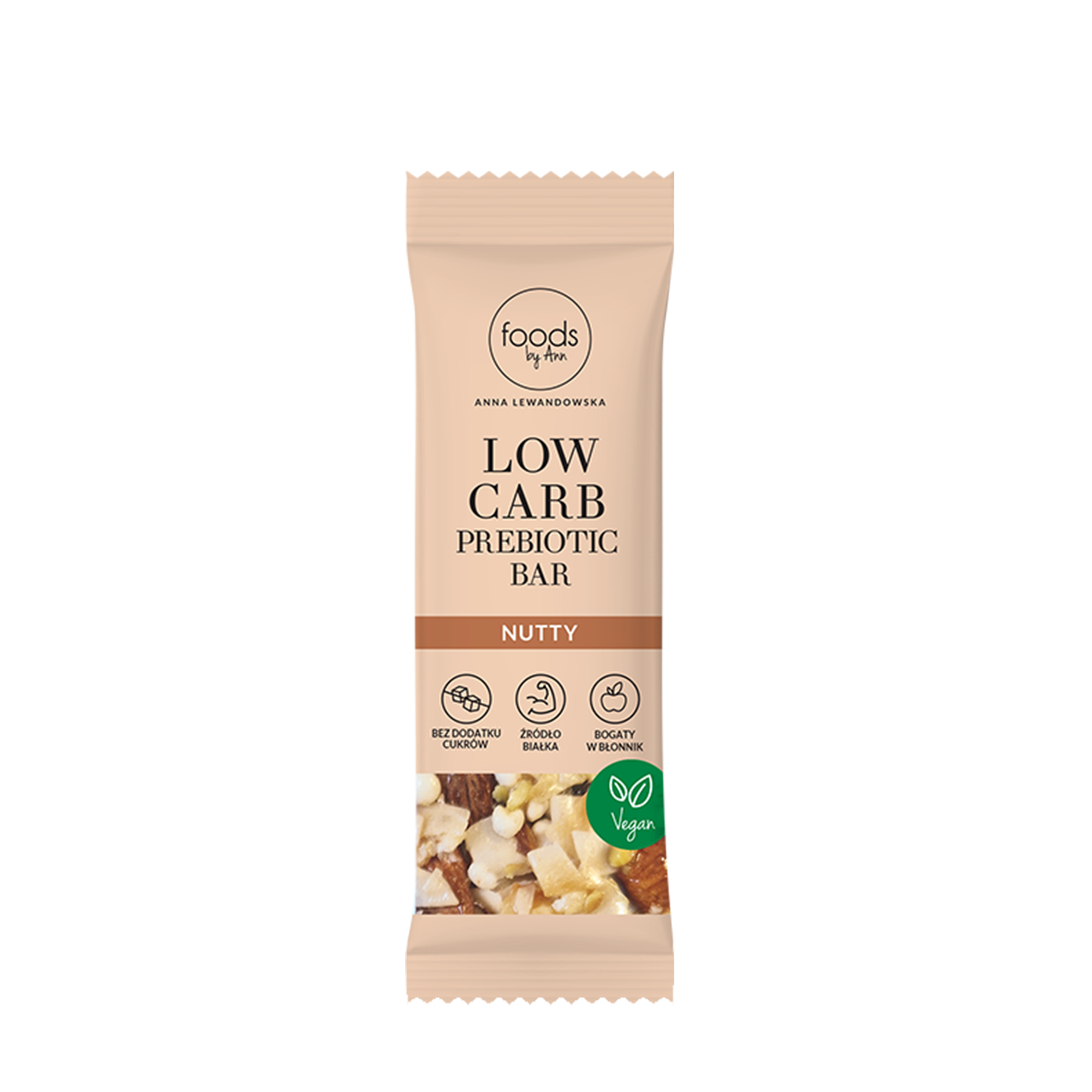 Baton orzechowy Low Carb z prebiotykiem