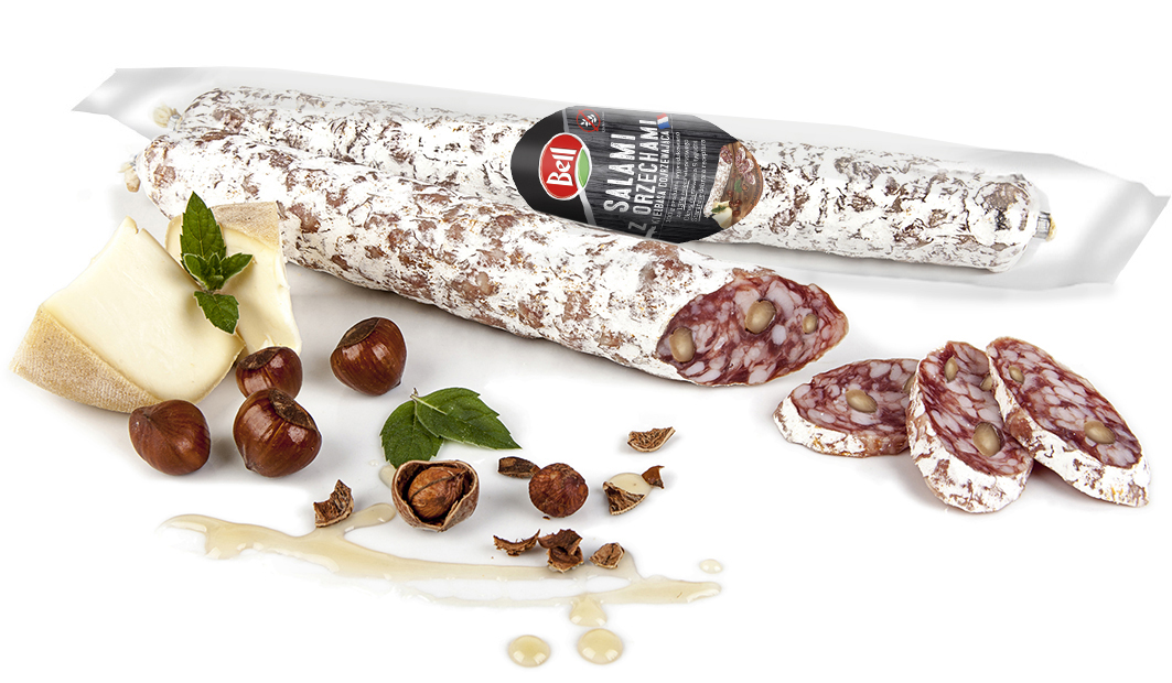 Salami z orzechami