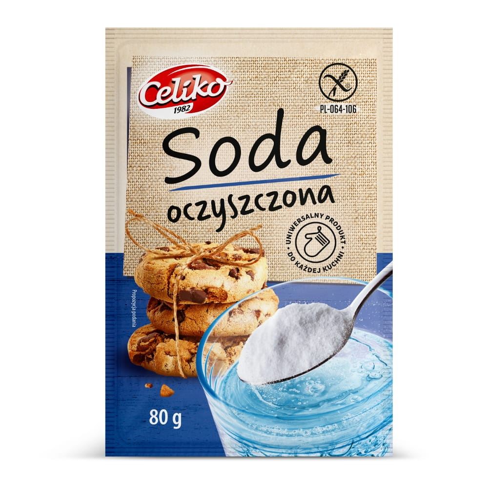Soda oczyszczona bezglutenowa