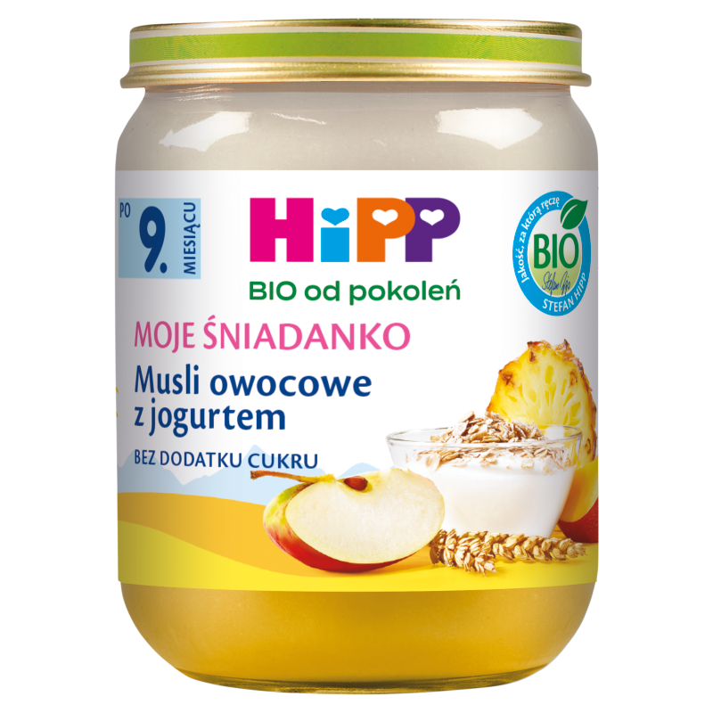 Musli owocowe z jogurtem po 9 miesiącu