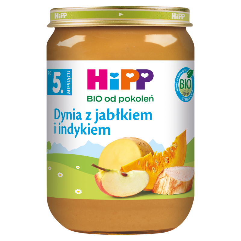 Dynia z indykiem po 5 miesiącu