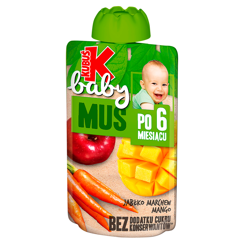 Mus jabłko marchew mango po 6 miesiącu