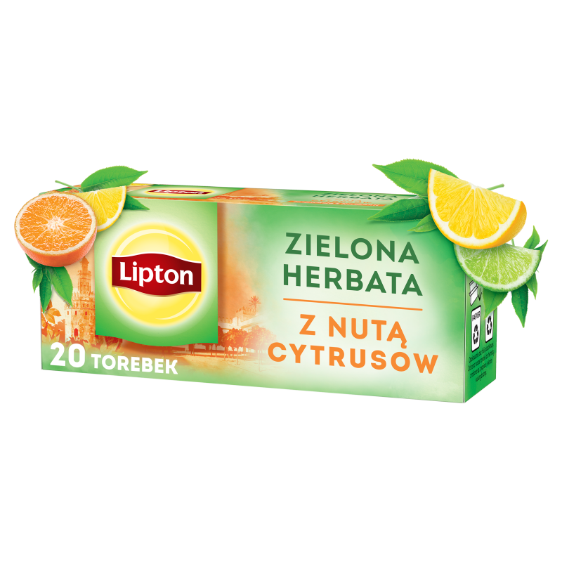 Herbata zielona z nutą cytrusów 20 torebek