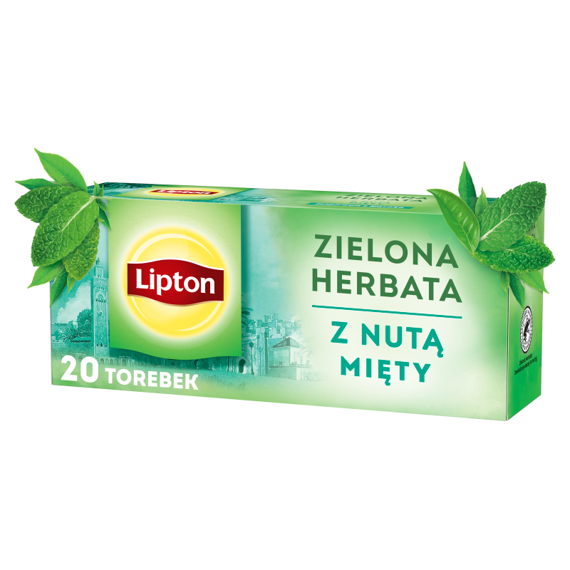 Herbata zielona z nutą mięty 20 torebek