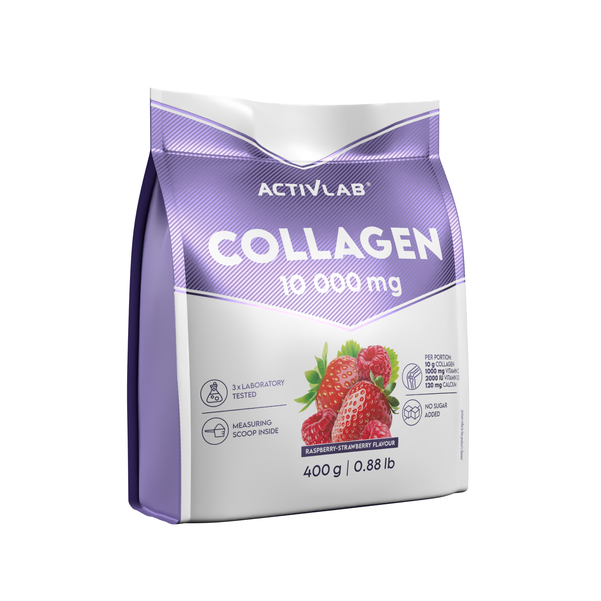 Kolagen 10000mg sm. malina-truskawka - suplement diety