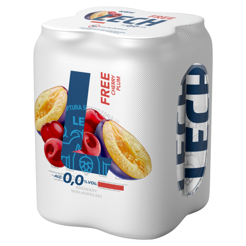 Cherry Plum Piwo bezalkoholowe 4x500ml (puszka zwrotna)