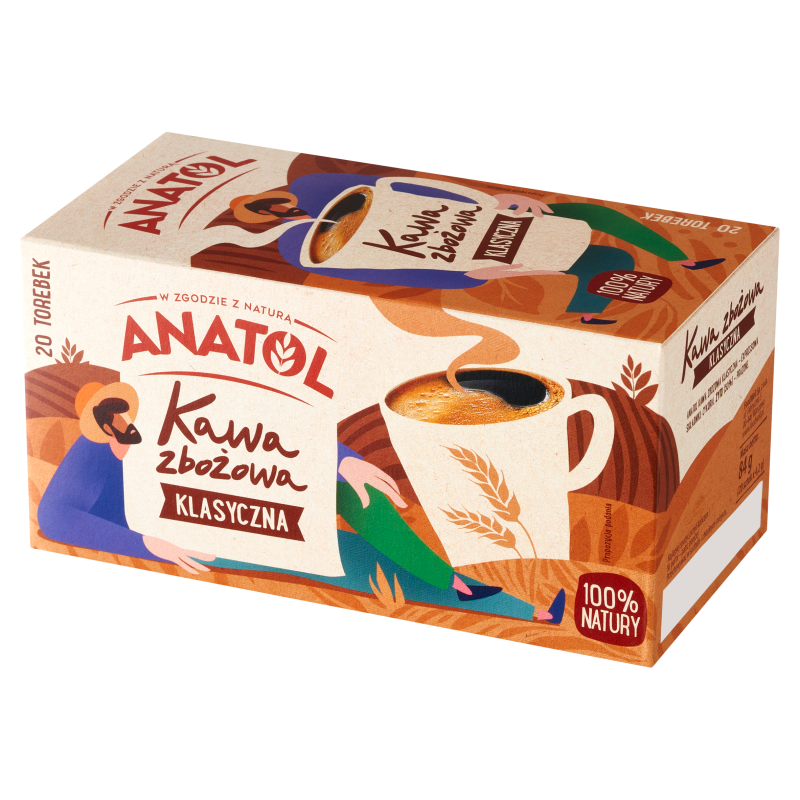 Kawa zbożowa klasyczna 20 torebek ex.