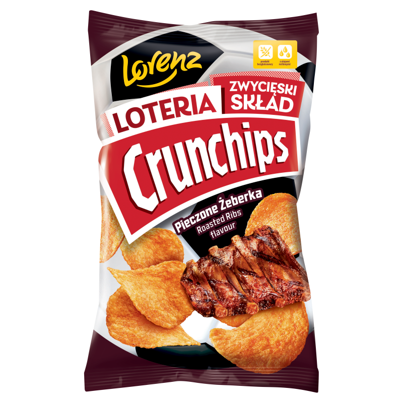 Chipsy ziemniaczane o smaku pieczone żeberka