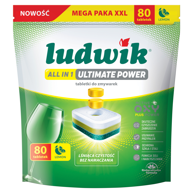 Tabletki do zmywarki Ultimate Power 80 szt.