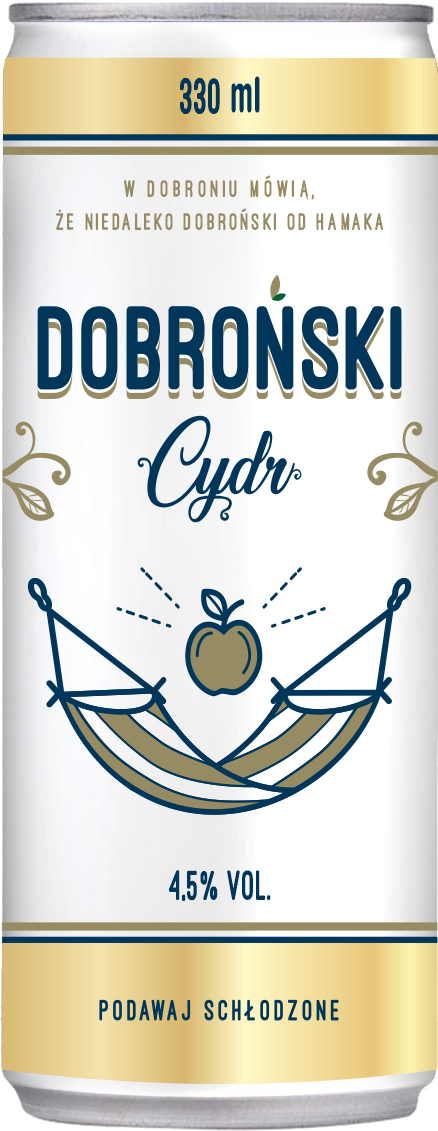 Cydr jabłkowy (puszka zwrotna)