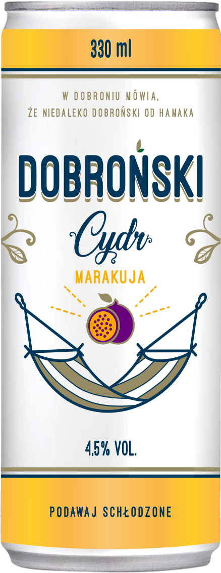 Cydr marakuja (puszka zwrotna)