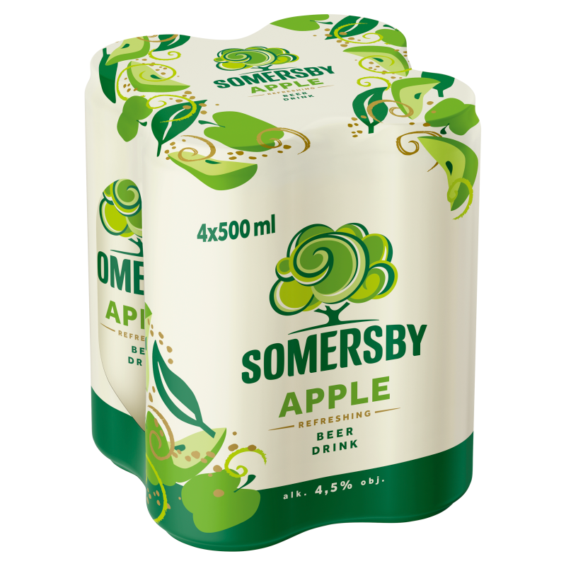 APPLE Napój piwny o smaku jabłkowym 4x500ml (puszka)