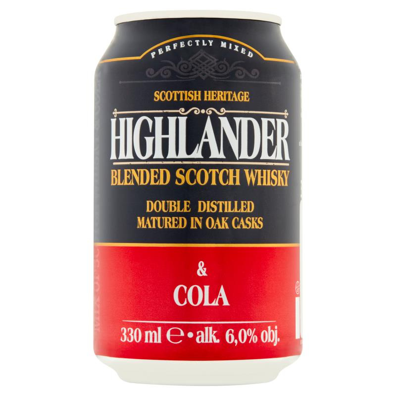 Scotch Whisky o smaku cola (puszka)