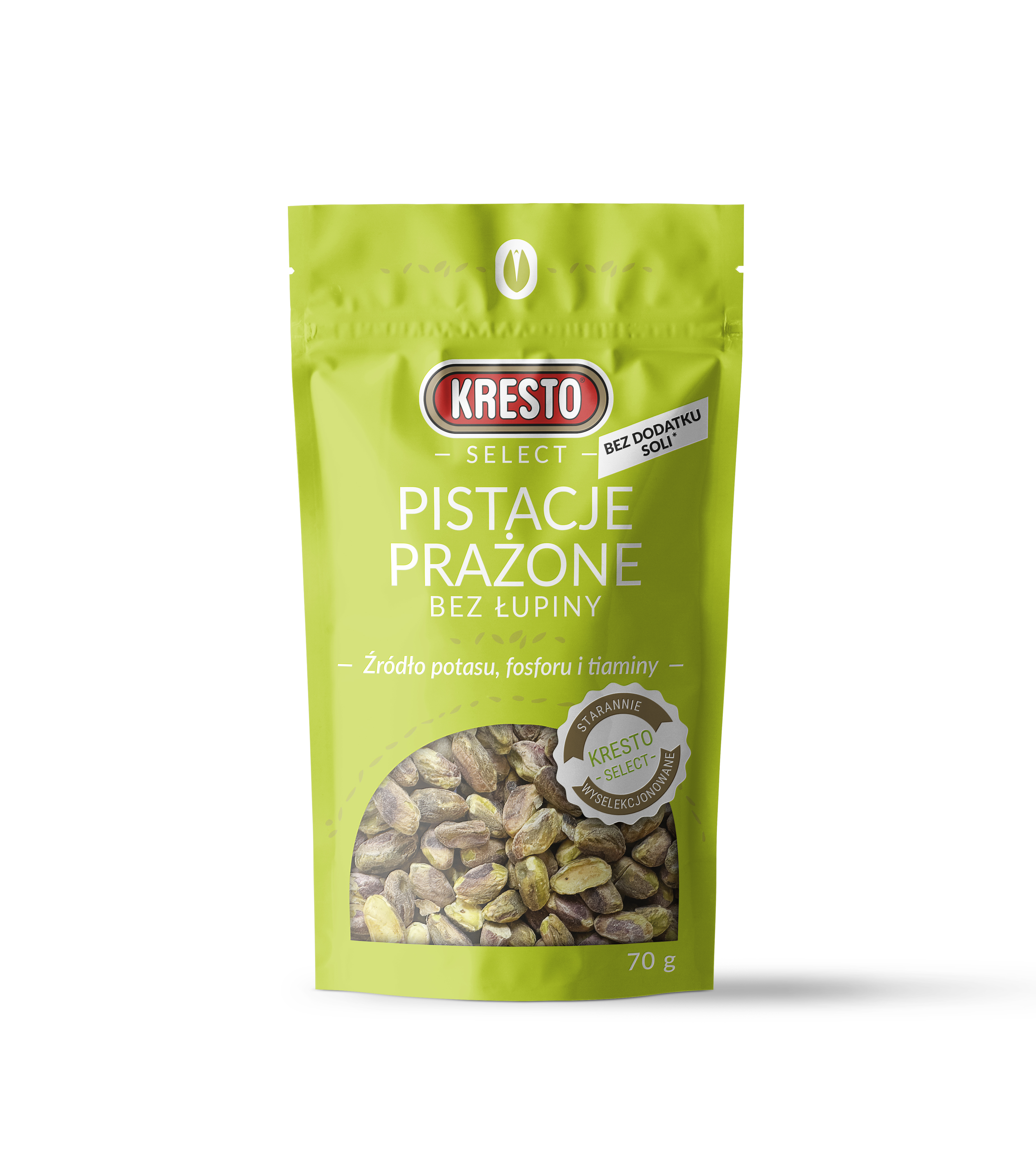 Pistacje prażone bez łupiny (bez dodatku soli)