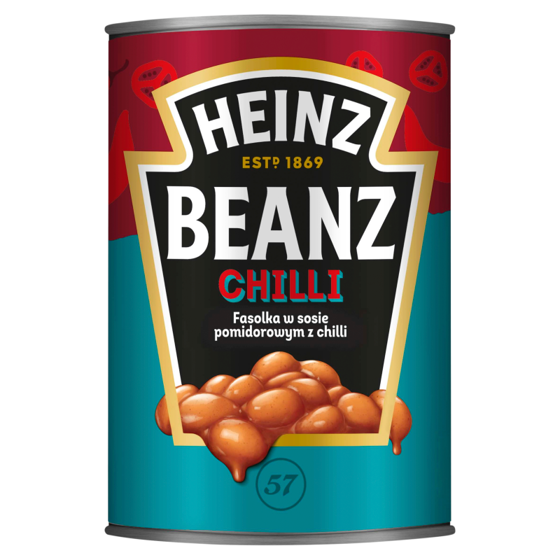 Fasolka w sosie pomidorowym z chilli