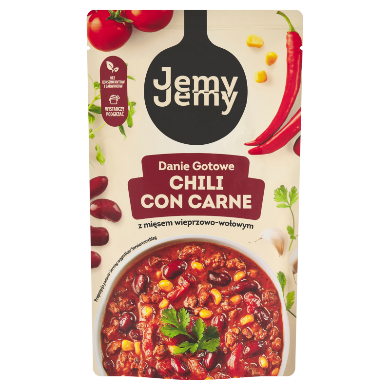 Chili con carne z mięsem wieprzowo-wołowym