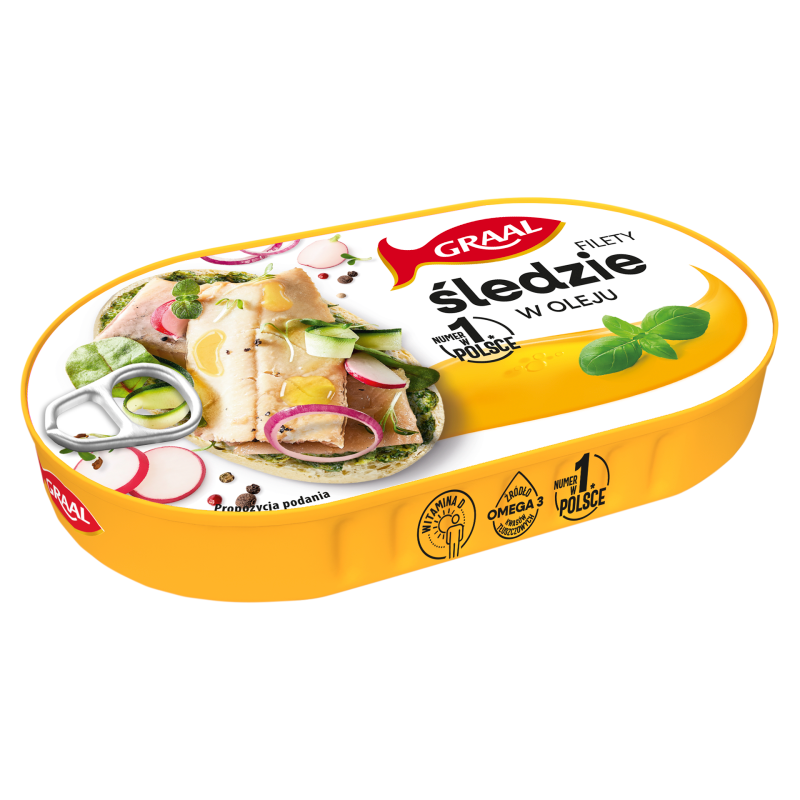 Filety ze śledzia w oleju