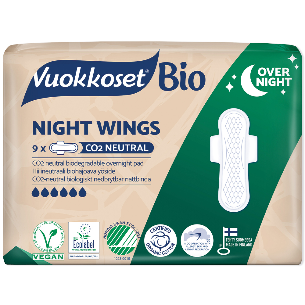 Podpaski ze skrzydełkami na noc 9 szt.