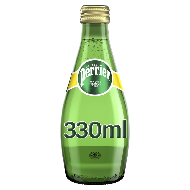 Woda mineralna naturalnie gazowana (szkło)