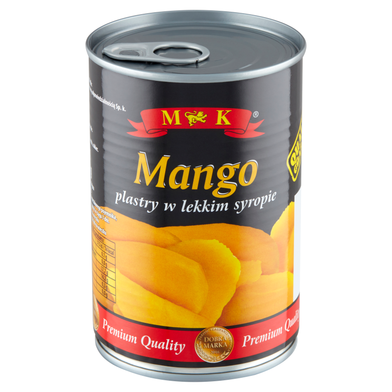 Mango (plastry) w lekkim syropie