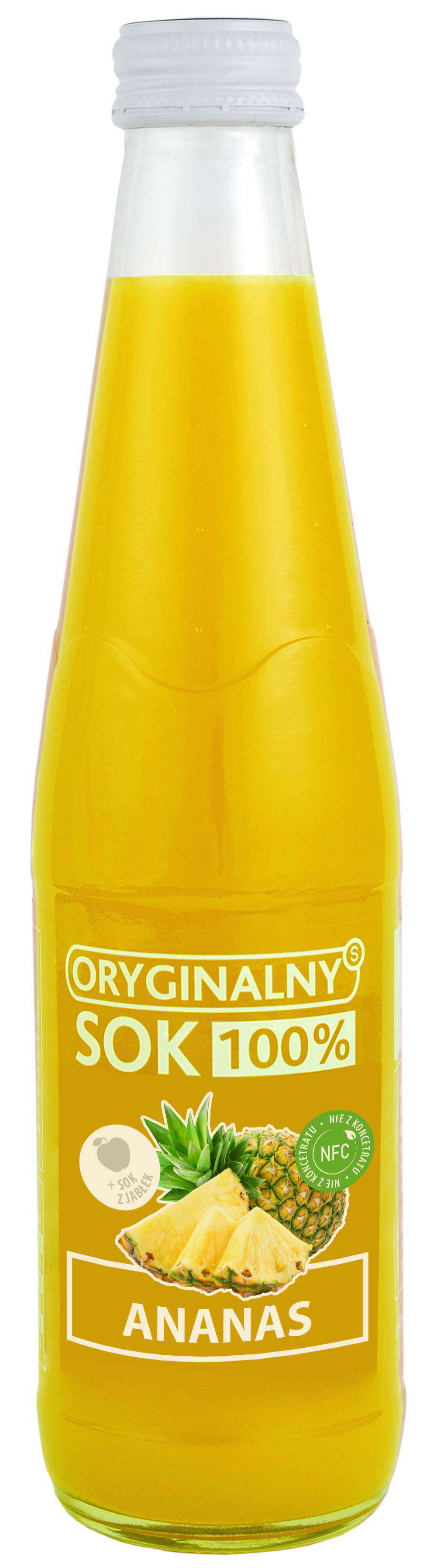 100% Ananas-jabłko