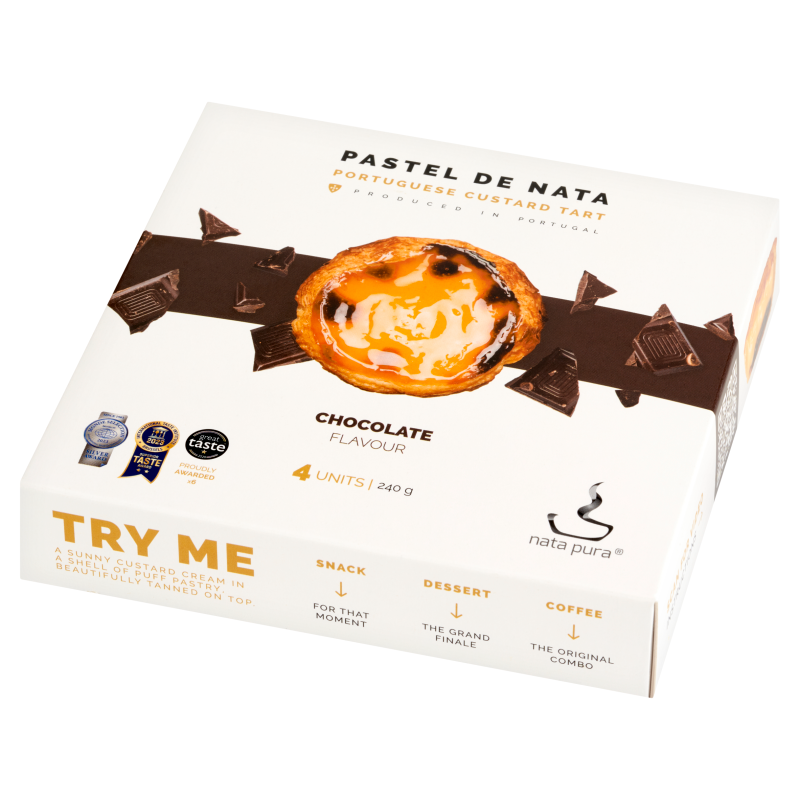 Budyniowe babeczki z czekoladą mrożone (4x60g)